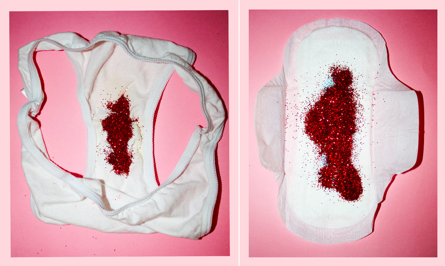 Meet Georgia Gibson, An Artist Who Proves Periods Have Glitter in Them